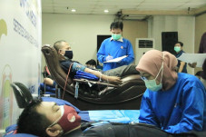 Gandeng PMI, Bluebird...