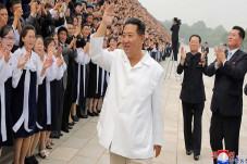 Kim Jong-un Terlihat...