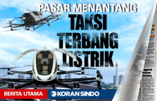 Taksi Terbang Listrik...