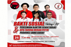 TMP PDIP Resmikan Kantor...
