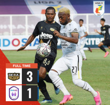 Hasil Liga 2 Dewa United...