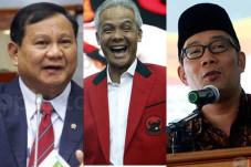 Survei: Ganjar, Prabowo,...