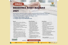 Beasiswa Riset BAZNAS...