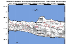 Gempa Magnitudo M3,0...