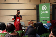 HUT Makassar, Gojek-Dispar...