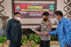 Diresmikan, Aula Polres...