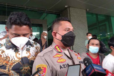 Polisi Olah TKP Kebakaran...