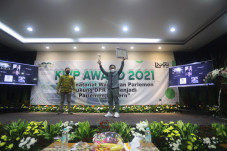 Ekspresi Rachmat Gobel...