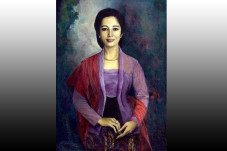 Lukisan Lady With Kebaya...