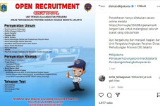 Dishub DKI Buka Lowongan...