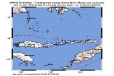 Gempa Guncang Larantuka...