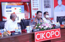 Kapolri Tinjau Pos Terpadu...