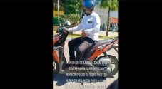 Viral! Pemotor Diduga...