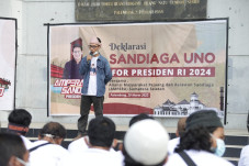Sandiaga Didukung Jadi...