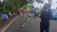 Tragis! Pemotor di Cianjur...