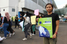 Gelar Aksi Damai, Mahasiswa...