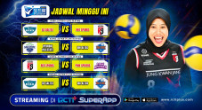 Pertandingan Liga Voli...