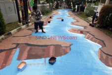 Mural 3D Hiasi Jalan...