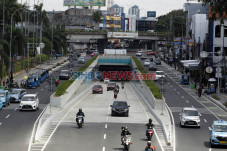 Uji Coba Underpass Senen...