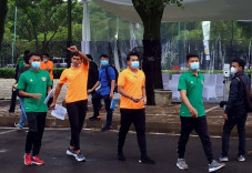 Tiba di Istora Senayan,...