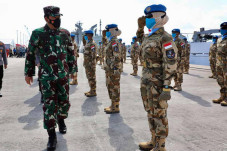Panglima TNI Lepas Satgas...