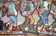 Pembuatan Mural Converse...