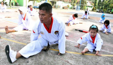 Aksi Pesilat Cilik saat...