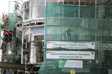 Pembangunan Skybridge...