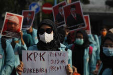 Mahasiswa di Solo Gelar...