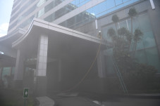 Kebakaran Gedung Cyber...