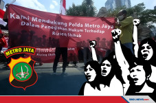 Dukung Polda Metro Pendemo...