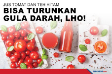 Jus tomat dan Teh Hitam...