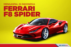 Ferrari F8 Spider Mengaspal...