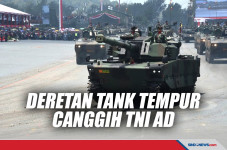 Deretan Tank-Tank Tempur...