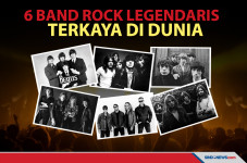 6 Band Rock Legendaris...