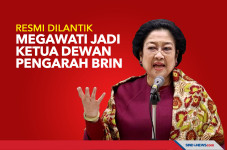 Resmi Dilantik, Megawati...