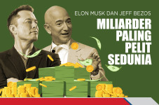 Elon Musk dan Jeff Bezos,...