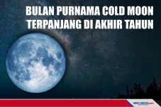Bulan Purnama Cold Moon...