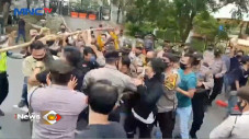 Demo HUT Banten, Mahasiswa...