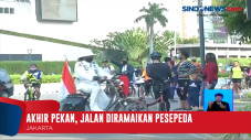 Pesepeda Ramaikan Jalan-jalan...