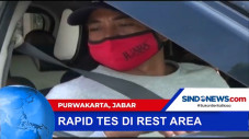 Rapid Tes di Rest Area