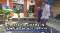 Aniaya Anak, Pria Paruh...