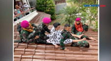 Prajurit Marinir TNI...