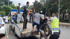 Razia Kendaraan di Kawasan...