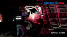 Diduga Rem Blong, Truk...