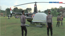 Helikopter BNPB Mendarat...