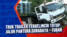 Truk Trailer Tergelincir...