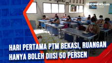 Hari Pertama PTM Bekasi,...