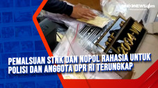 Pemalsuan STNK dan Nopol...