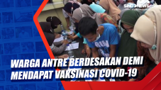 Warga Antre Berdesakan...
